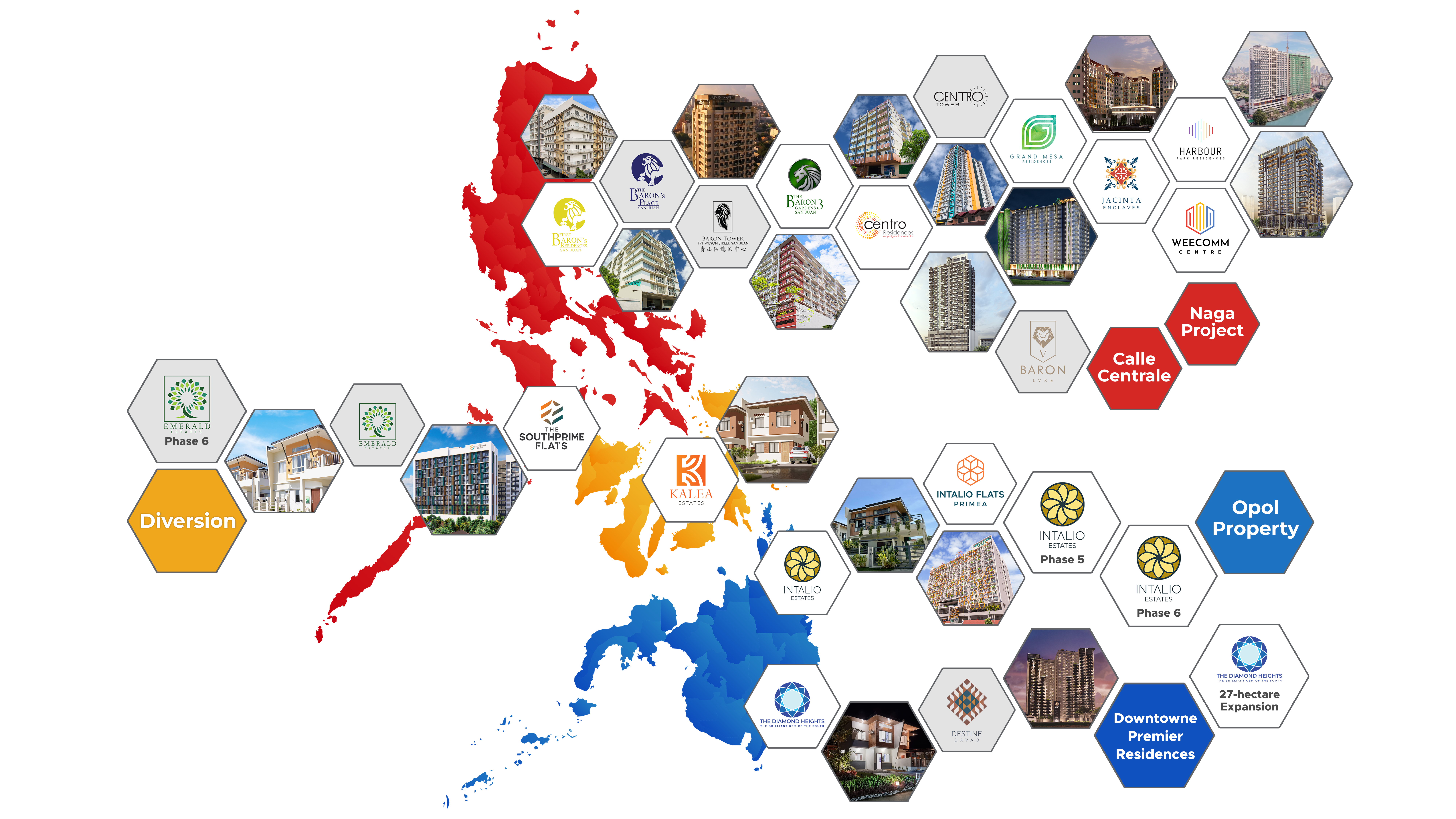 Philippine Map with Projects 2024