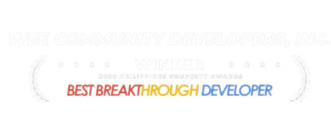 Wee Community Developers, INC. Winner 2020 Philippines Property Awards Best Breakthrough Developer